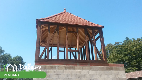 Photo montrant une partie de la rénovation effectuée sur une maison à Carcen Ponson dans les Landes